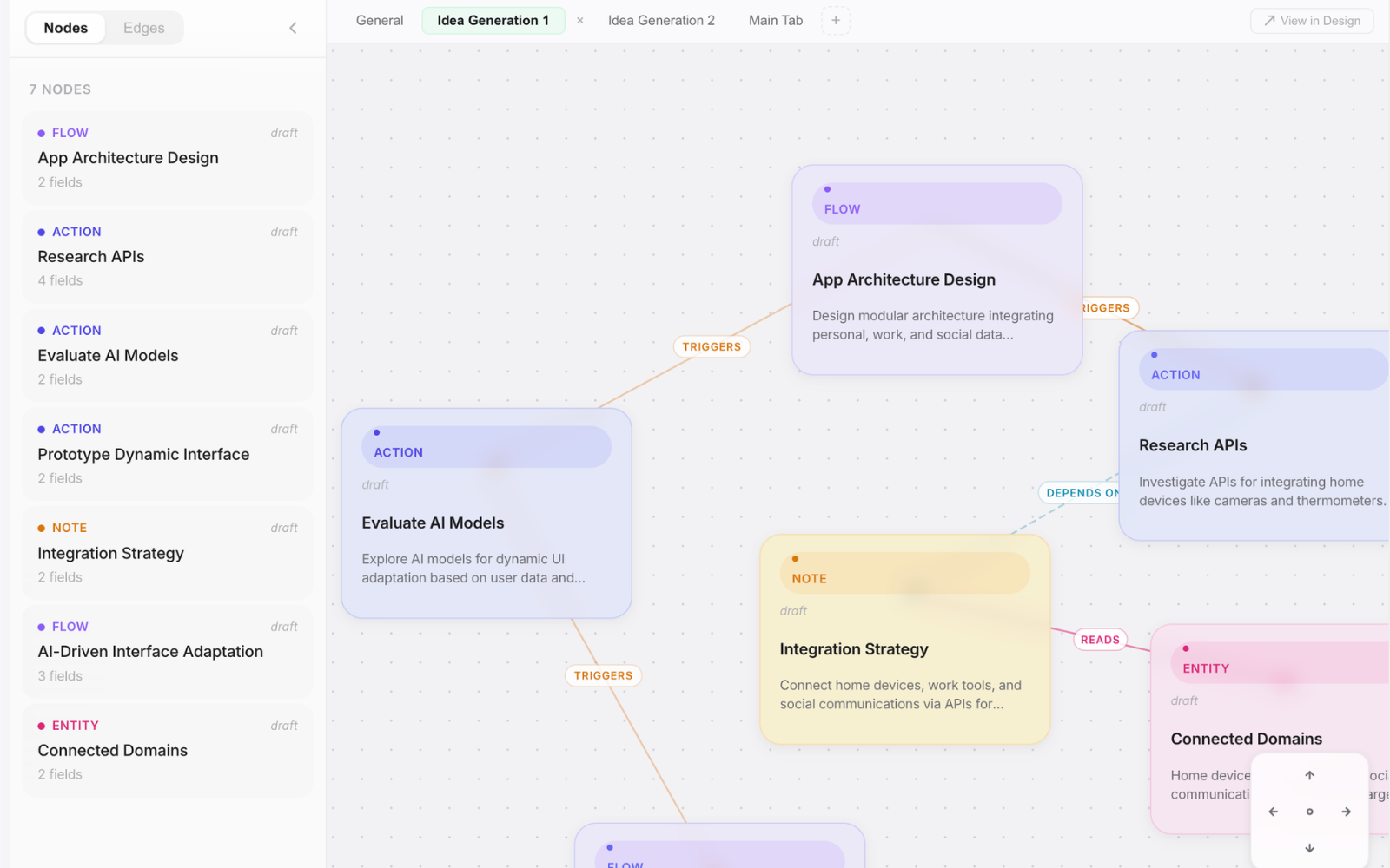 Plan tab in Debrev Designer